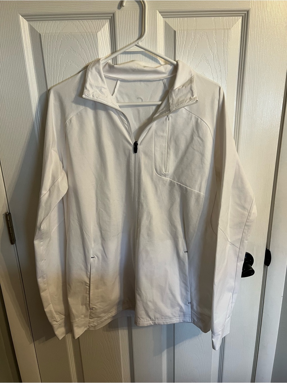 ZYIA White Men's Quarter-Zip Performance Pullover